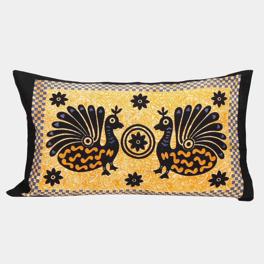 Printed Cotton Pillow Cover, , large image number null
