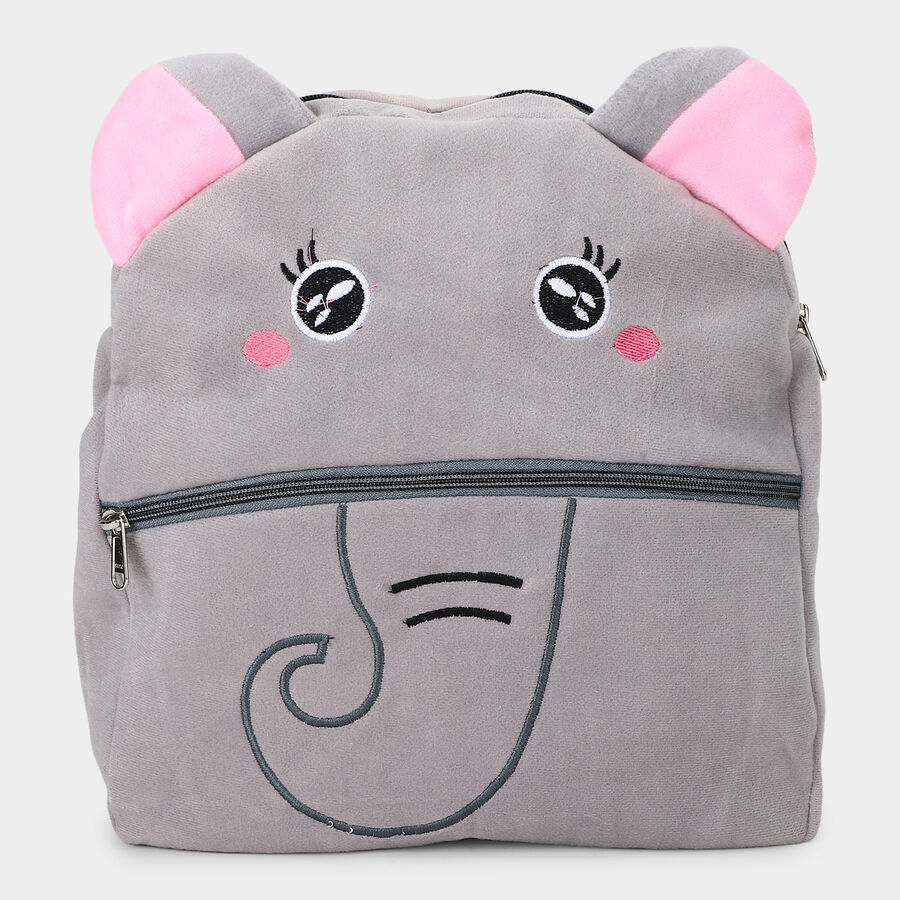 Kid's Soft Plush Elephant Backpack, , large