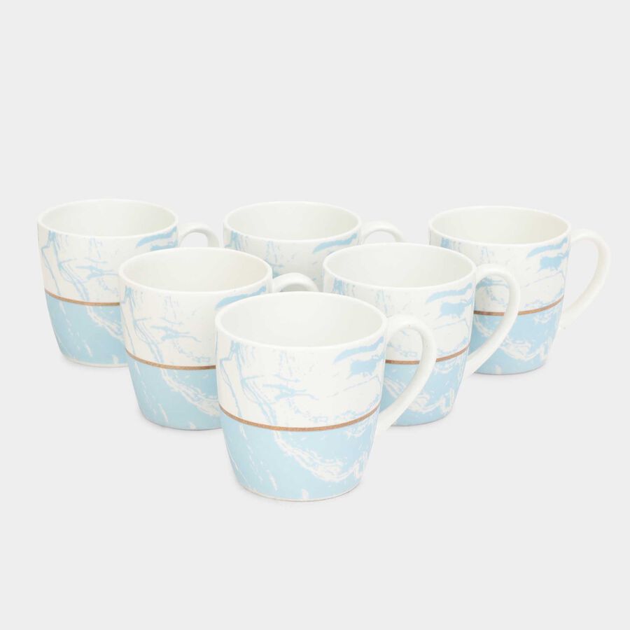 Bone China Mug, 180 ml, Set of 6, , large image number null