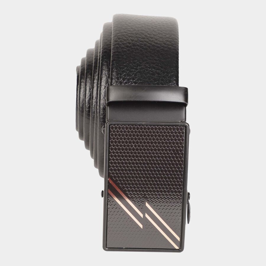 Polyurethane Men Belt, Black, 36, , large image number null
