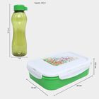 प्लास्टिक लंच बॉक्स और बोतल कॉम्बो, , small image number null