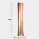 9ft. Brown Microfiber Long Door Curtain, , small image number null