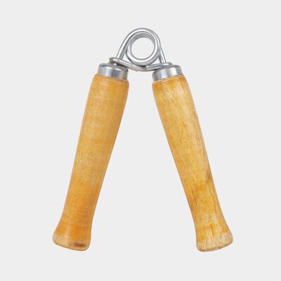 Brown Wooden Power Grip Strengthener