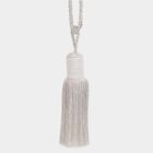 Grey Microfiber Tieback Rope, , small image number null