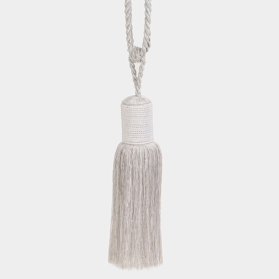 Grey Microfiber Tieback Rope, , large image number null