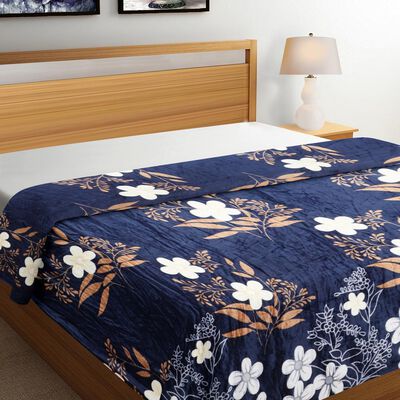 Blue Microfiber Blanket