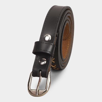 Women's Black Pu Belt