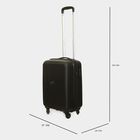 4-Wheel Black Polycarbonate Hard Case Trolley, Small, , small image number null