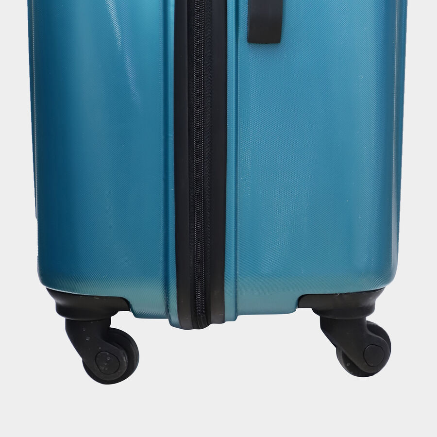4-Wheel Teal PVC Matee Hard Case Trolley, Small, , large image number null
