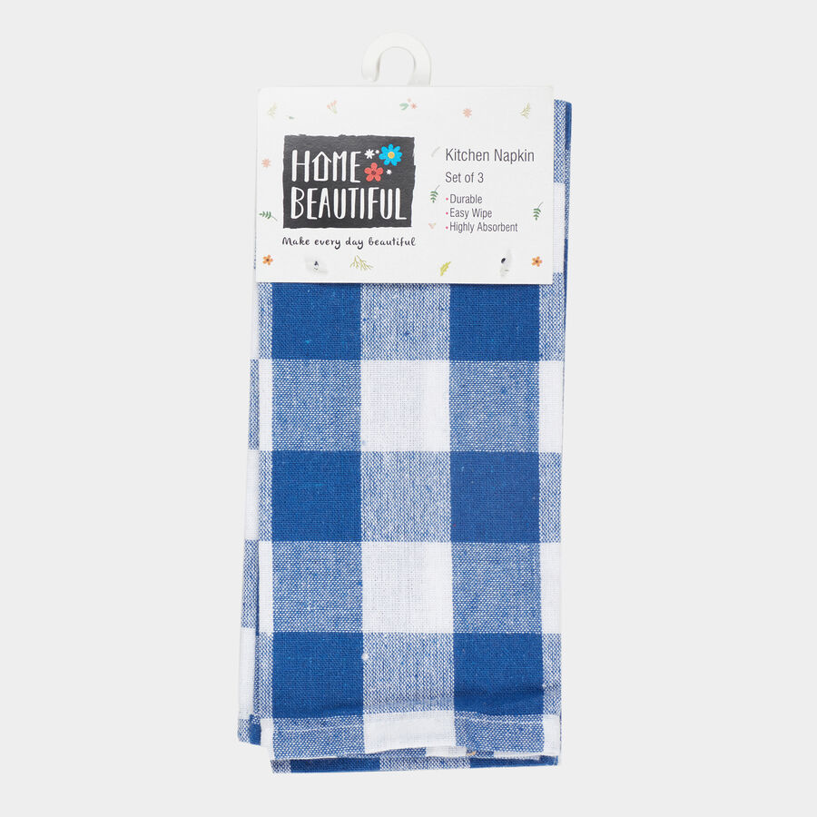 Cotton Kitchen Napkin Set of 3, , large image number null