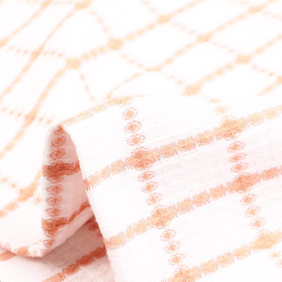 220 GSM Orange Cotton Blend Bath Towel, , large