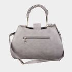 Women's Polyurethane Bucket Bag, Textured, Medium Size, , small image number null