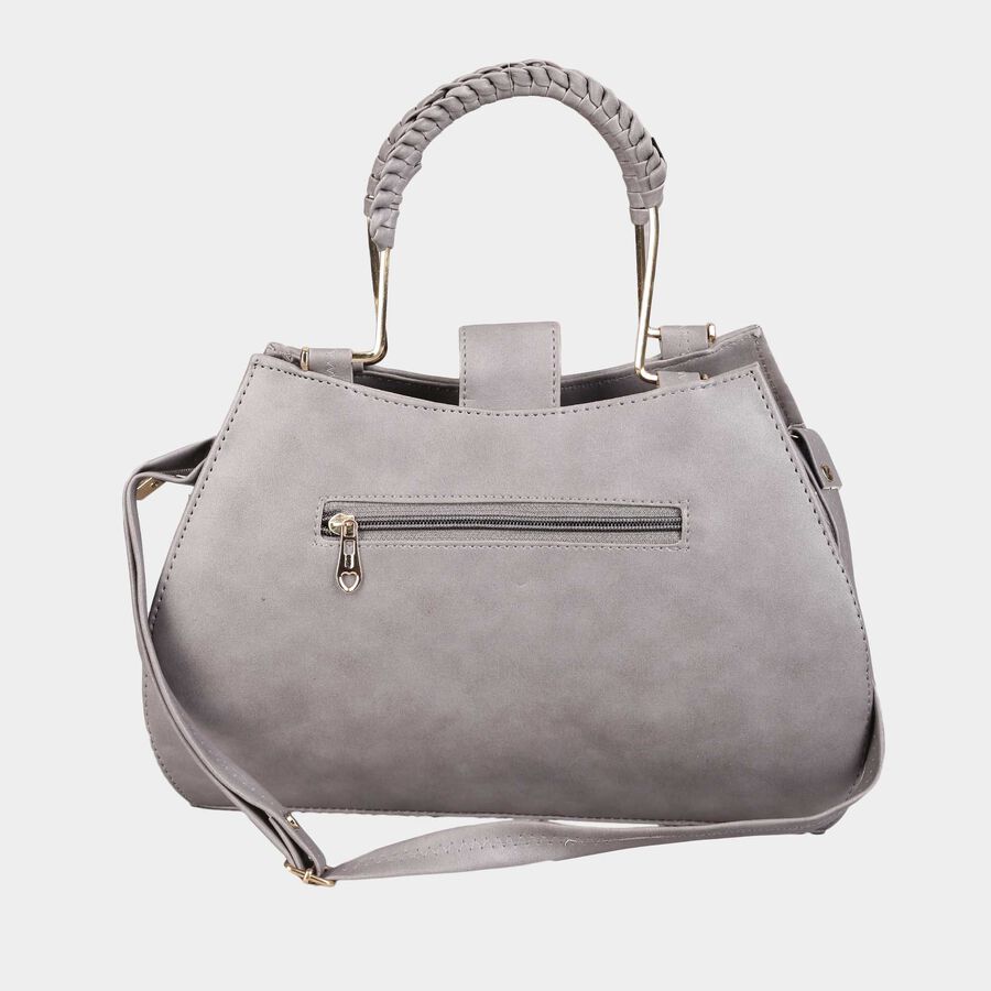 Women's Polyurethane Bucket Bag, Textured, Medium Size, , large image number null