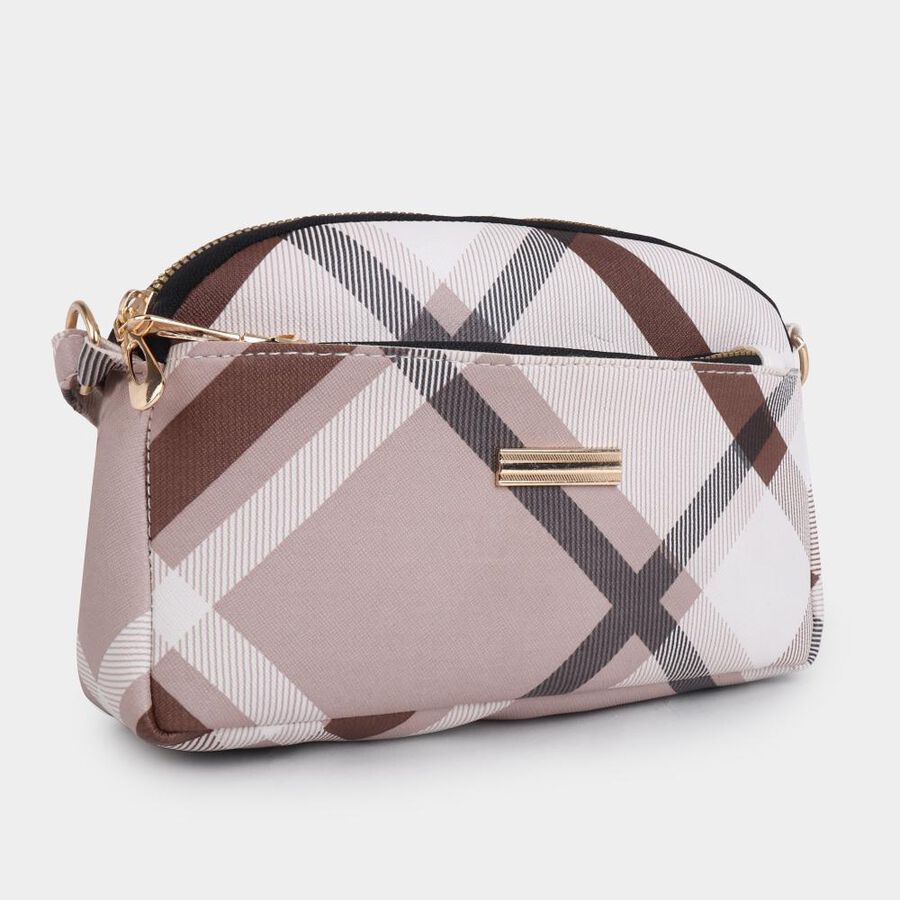 Women's Multicolor Polyurethane Sling Bag, , large image number null