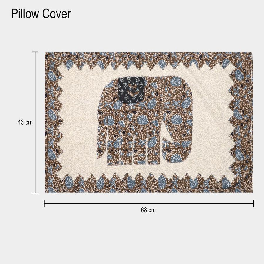 Brown Polyester Pillow Cover, , large image number null