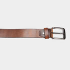 Men's Leather Casual Belt, Size 40, Smooth/Plain, , small image number null