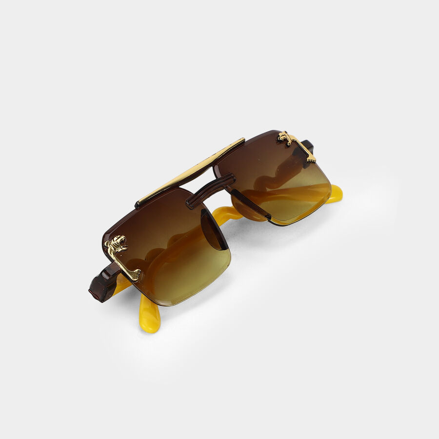 Kid's Brown Plastic Sunglasses, , large