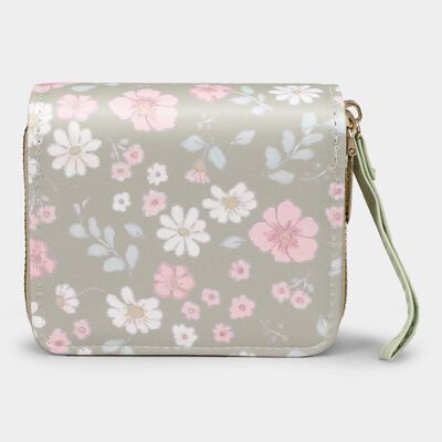 Women's Aqua Polyurethane Handbag