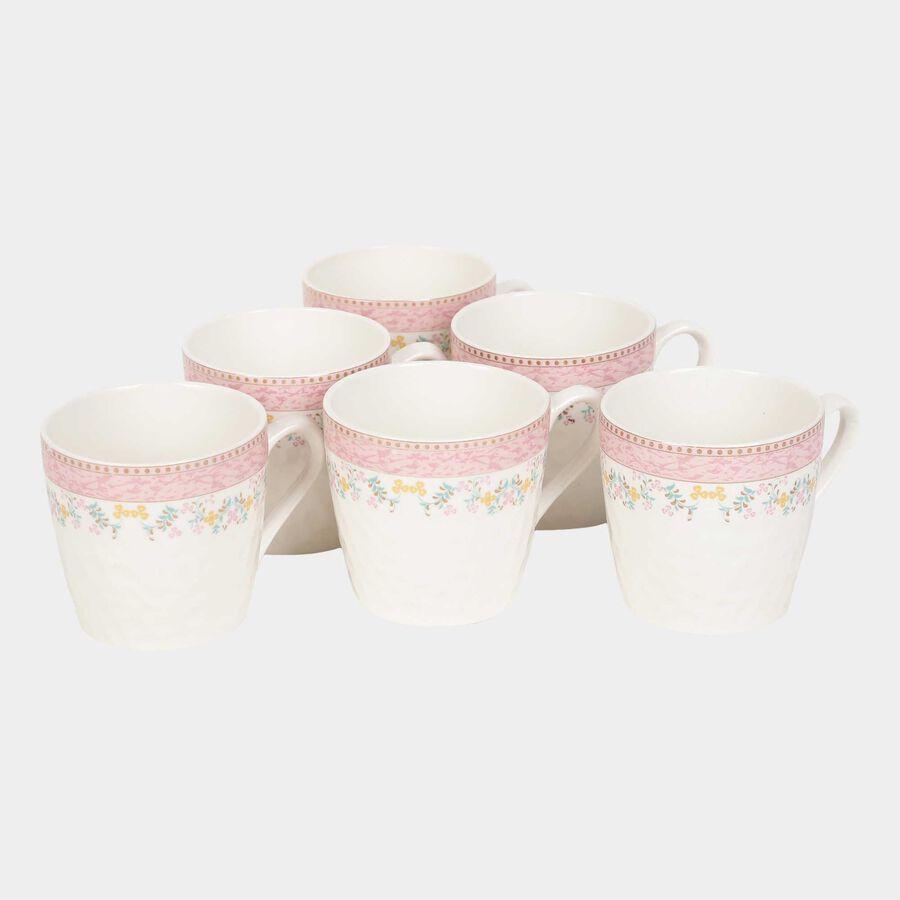 180 ml Bone China Mug Set of 6, , large image number null