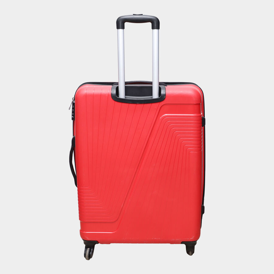 4-Wheel Red Polypropylene Hard Case Trolley, Small + Medium + Large, , large image number null