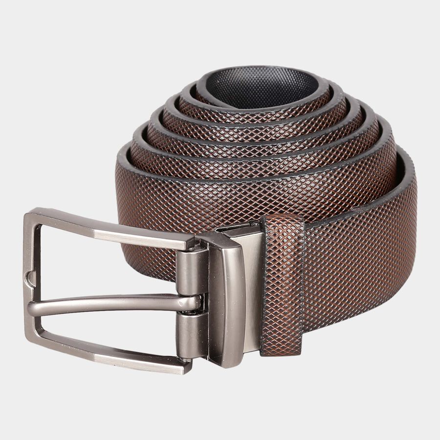 Men Textured Belt, , large image number null