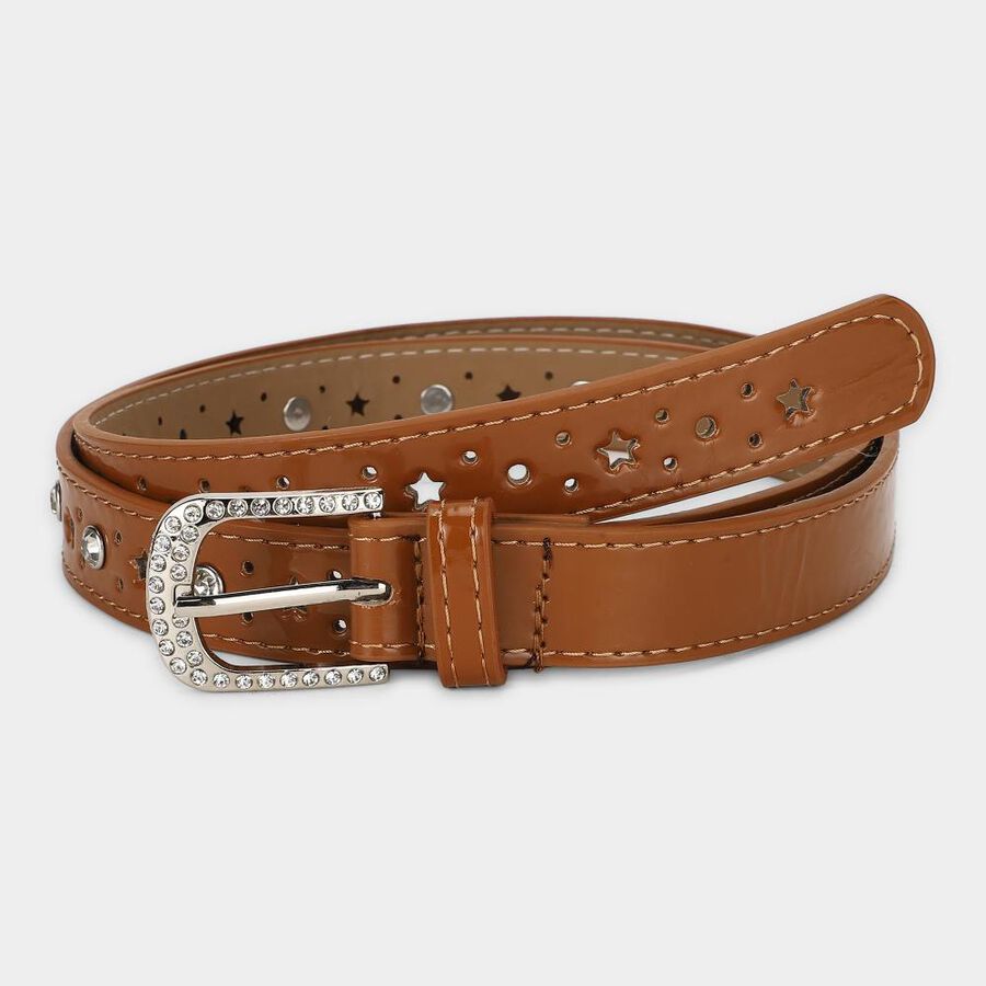 Woman's Brown Belt, , large