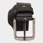 Men's Black Leather Casual Belt, , small image number null