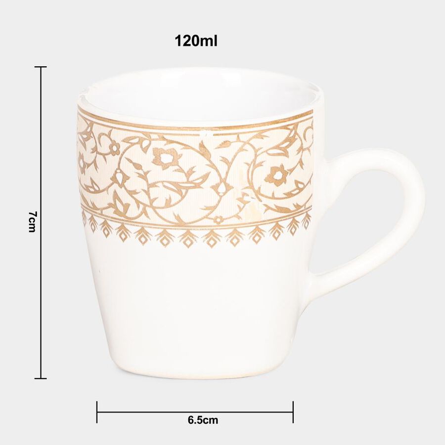 120 मिली स्टोनवेयर कप, 6 का सेट, , large image number null