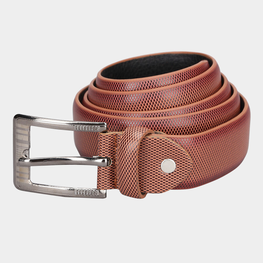 Men Formal Tan Belt (40 in.), , large image number null