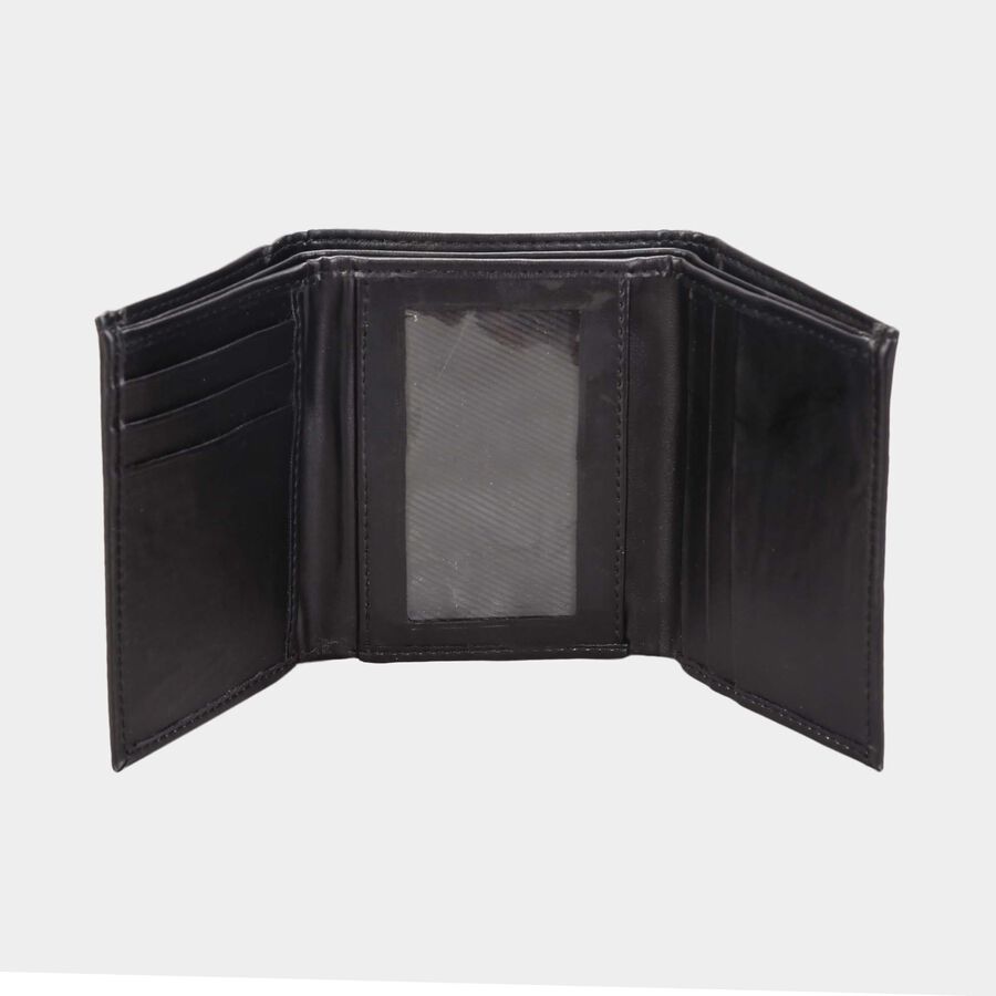 Men's Tri Fold Wallet, Polyurethane, , large image number null