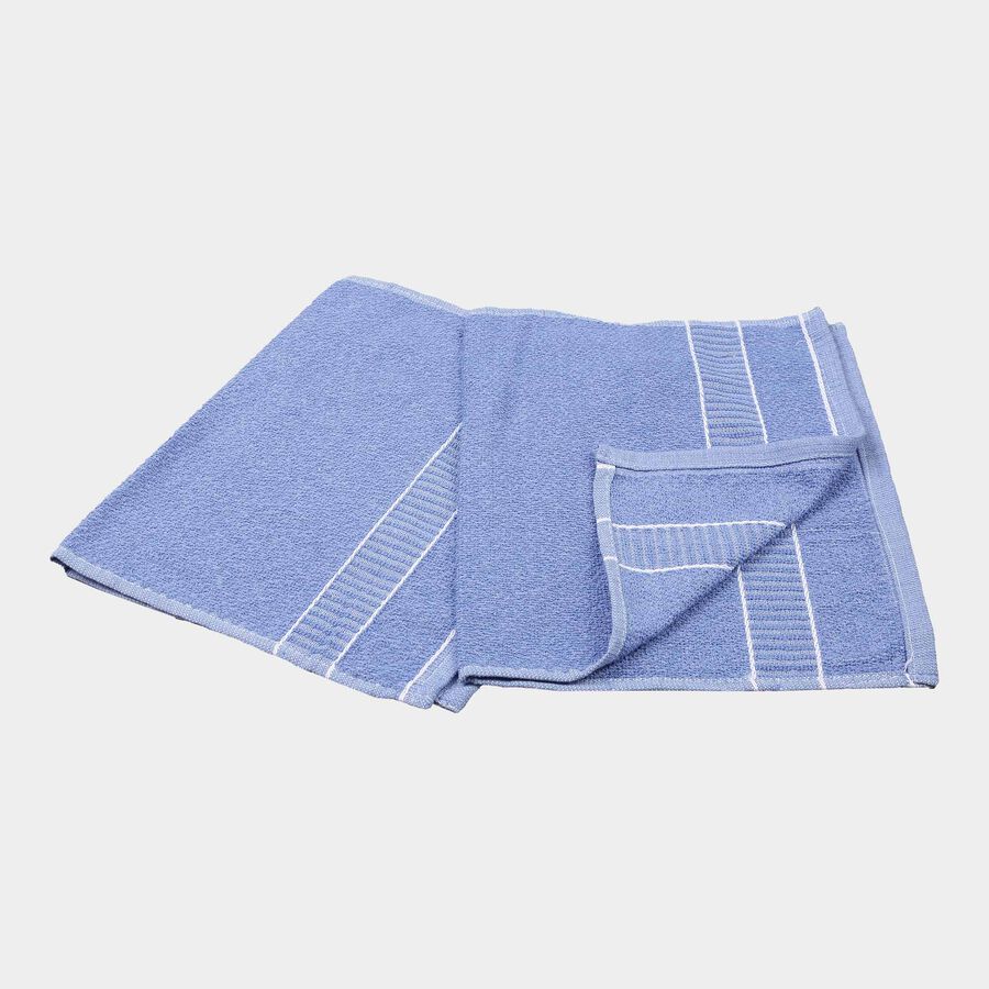 200 GSM Blue Cotton Hand Towel, , large image number null