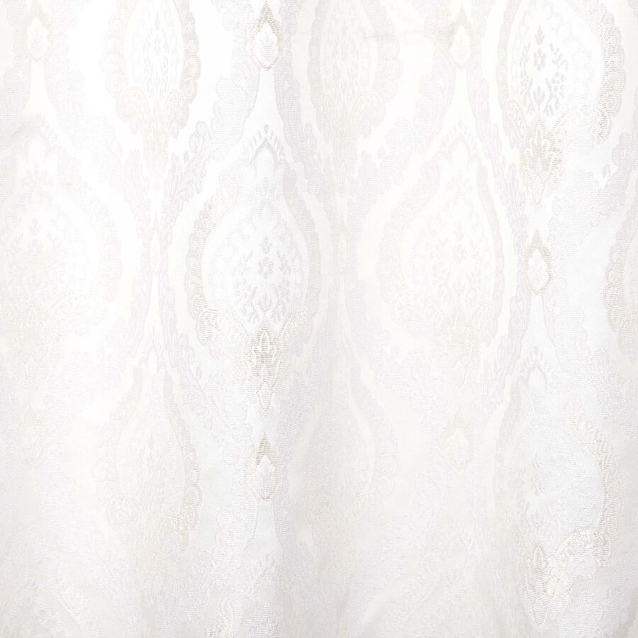 7ft. White Microfiber Door Curtain, , large image number null