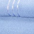 360 GSM Blue Cotton Bath Towel, , small image number null