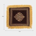 Brown Polyester Pooja Mat , , small