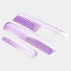 Plastic Hair Comb, Set of 3, , small image number null