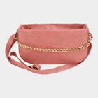 Women's Black Polyurethane Handbag, , small image number null