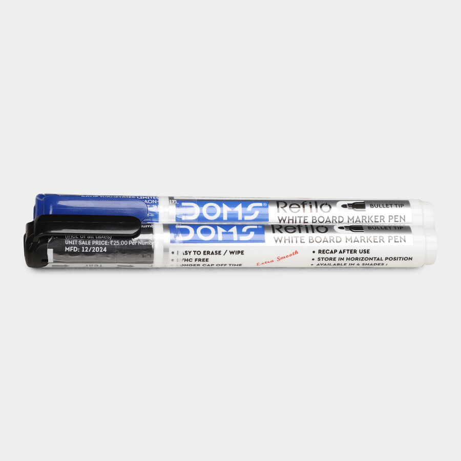White Board Magnetic Duster with Marker Set of 2, , large image number null