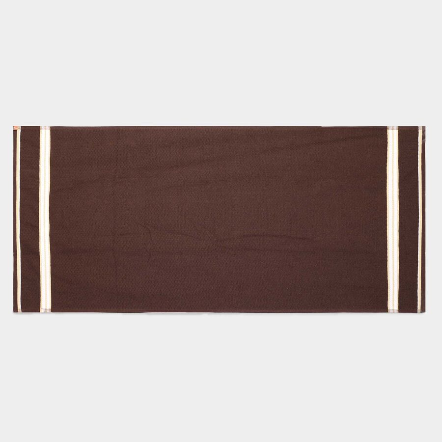 400 GSM Brown Cotton Blend Bath Towel, , large image number null
