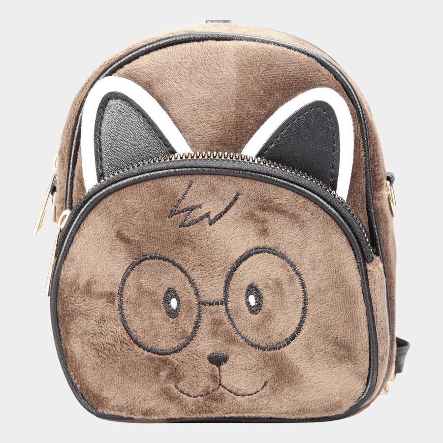 Kids' Furry Bag, Polyurethane, , large image number null