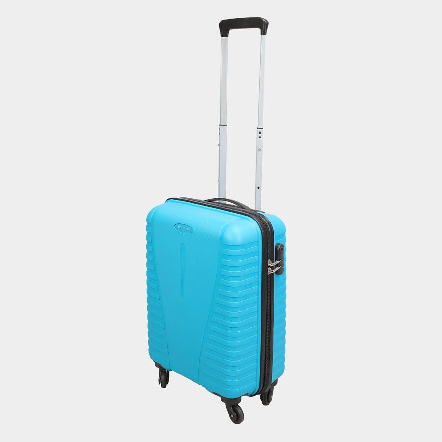 4-Wheel Light Blue Polypropylene Hard Case Trolley, Small + Medium + Large, , large image number null
