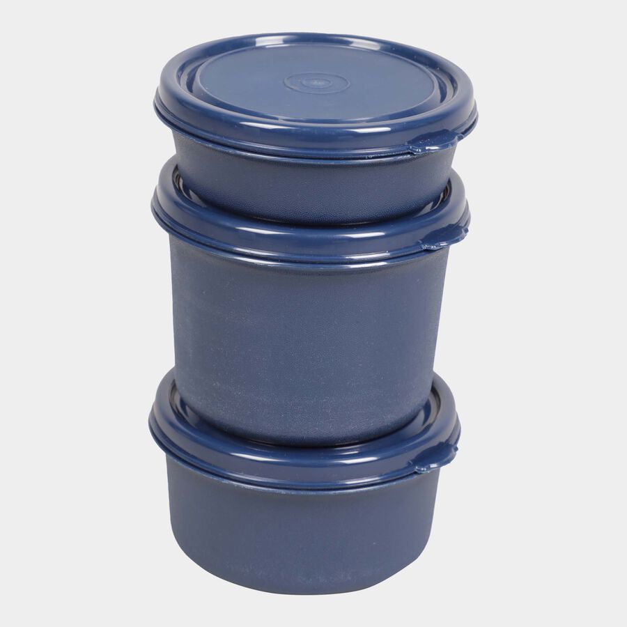 Steel Lunch Box, 3 Containers and 1 Bag, , large image number null