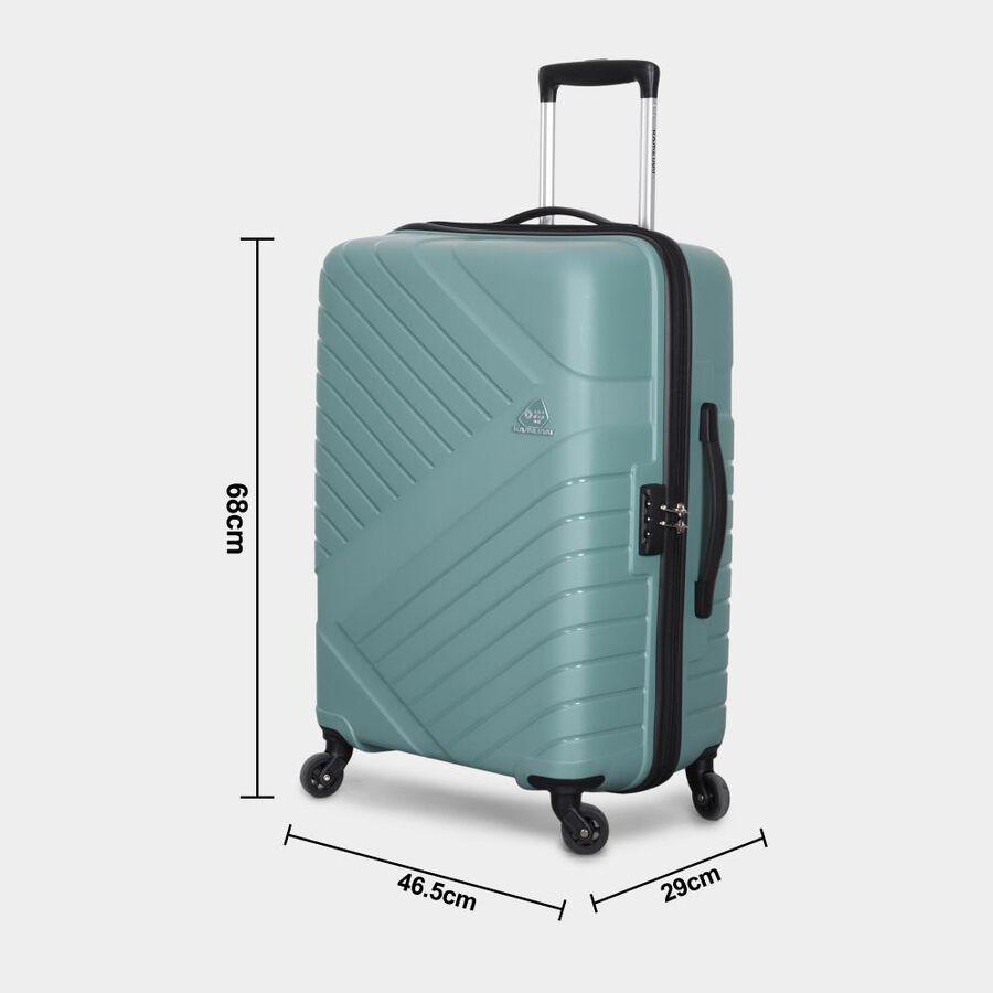 4-Wheel Dark Grey Polypropylene Hard Case Trolley, Small + Medium, , large image number null