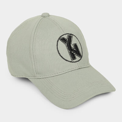 Men's Light Green Fabric Cap