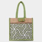 Jute Jute Lunch Bag, Light Green, , small image number null