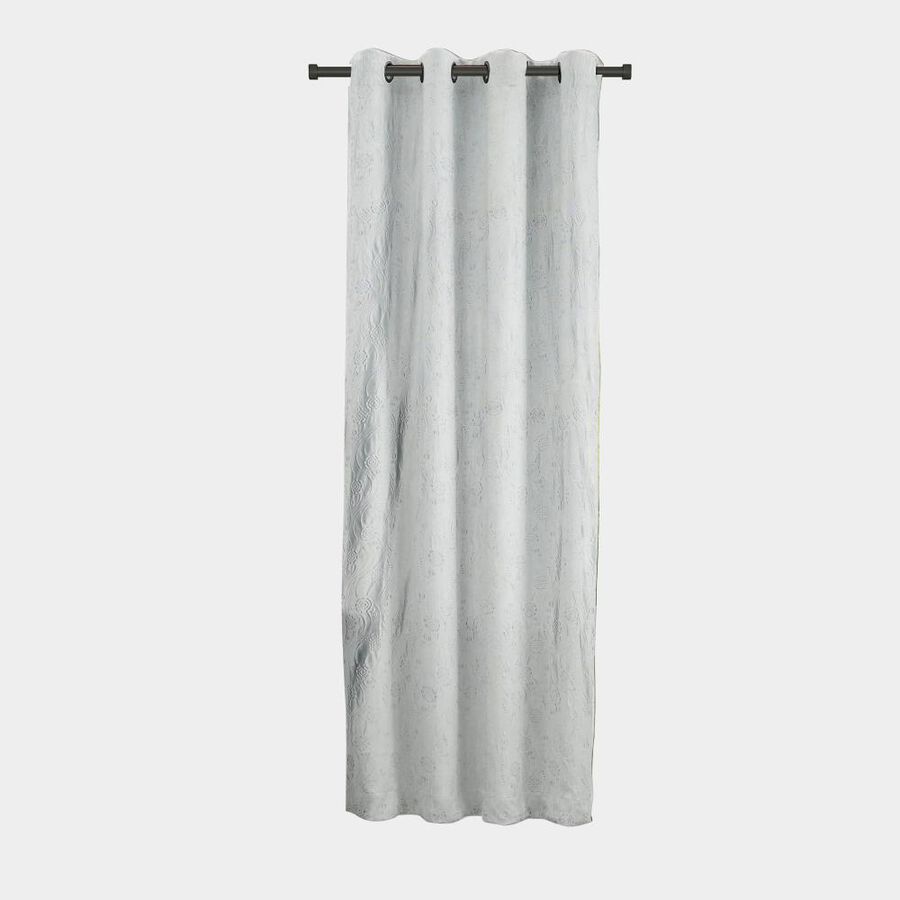 7ft. Light Grey Microfiber Door Curtain, , large image number null
