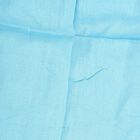 Women's Blue Viscose Scarf, , small