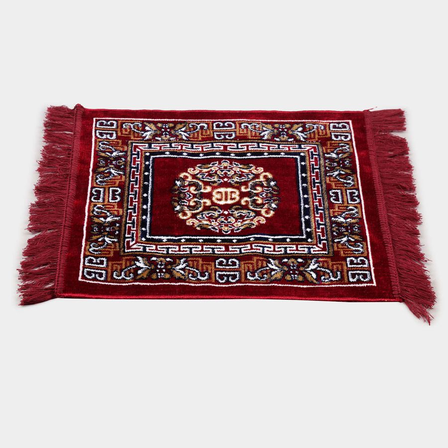 Maroon Polyester Door Mat, , large image number null
