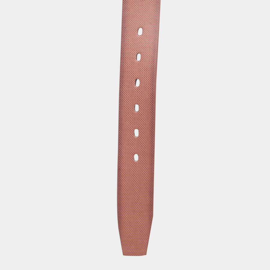 Men's Polyurethane Casual Belt, Size 40, Textured, , large image number null