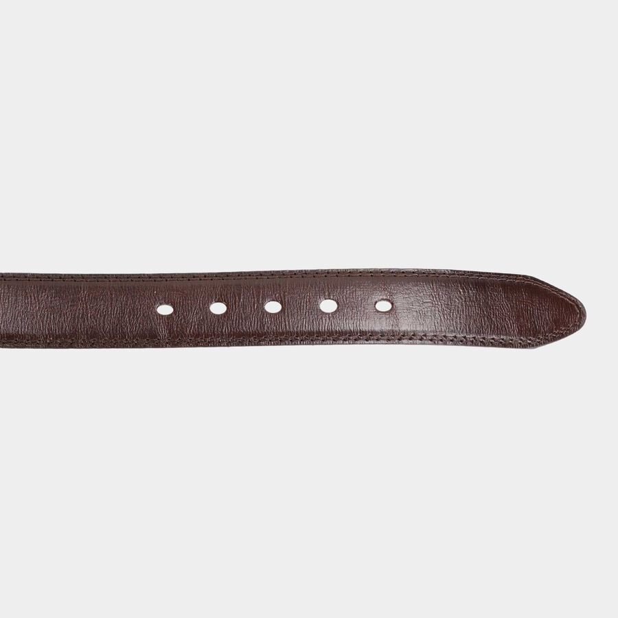 Men's Brown Polyurethane Casual Belt, , large