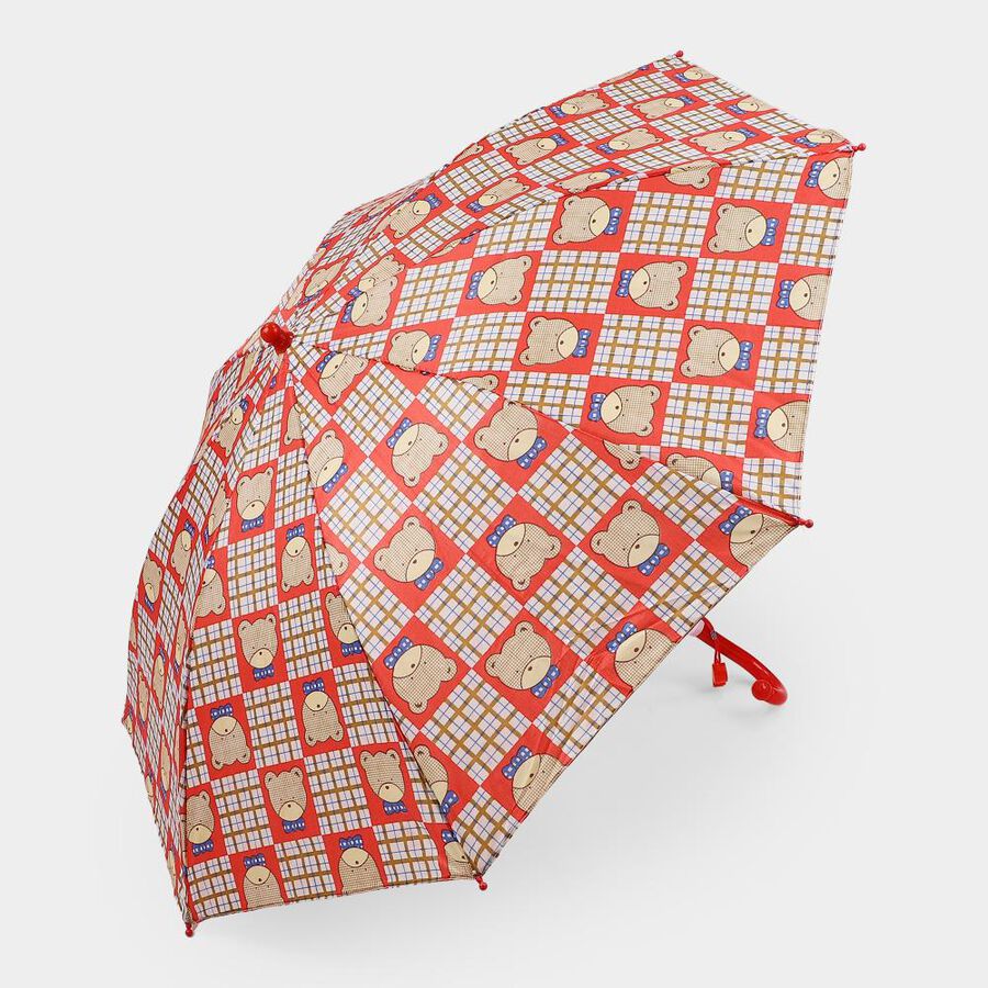 Red Polyester Kids Umbrella, , large